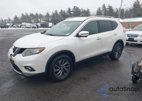2016 Nissan Rogue Sl z USA, uszkodzony, nr VIN 5N1AT2MV5GC769711